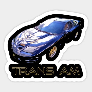 Trans Am - 4th Gen - Black & Gold - Bird Sticker